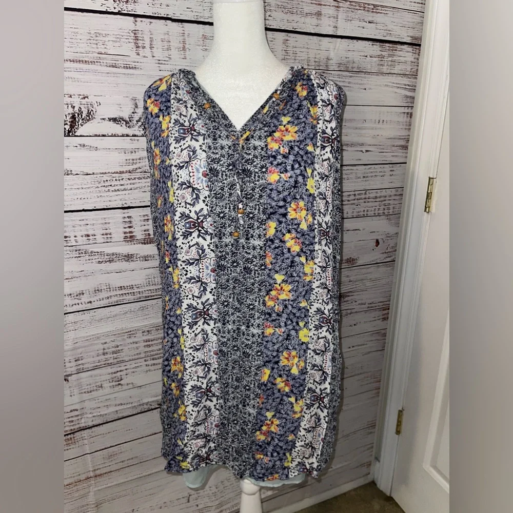 LOFT Floral Print Dress - Picture 1 of 10
